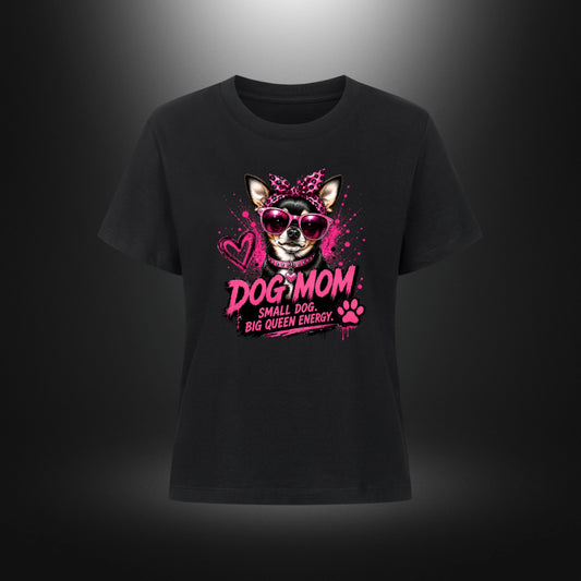 Premium Organic Shirt Women - DOG MOM Chihuahua