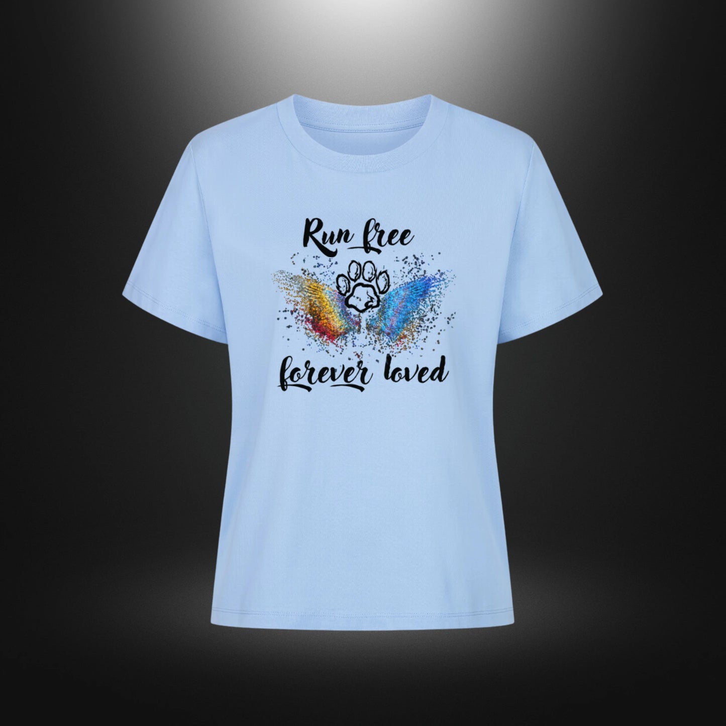 Premium Organic Shirt Women - Run free forever loved Hund