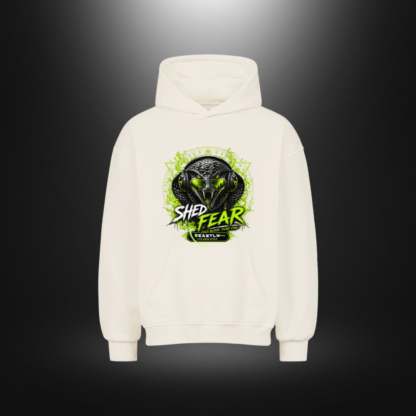 VACANCY Oversized Hoodie - BeastlyChic Marke REPTILES UNTAMED