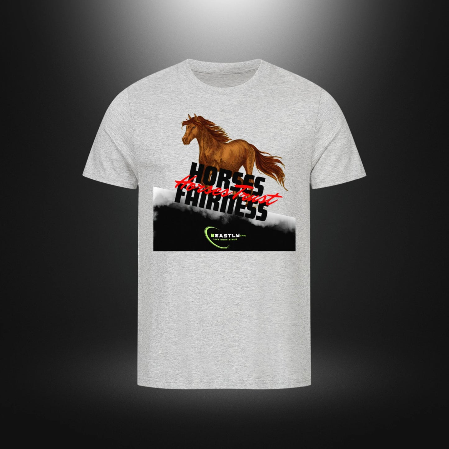 Premium Organic Shirt - Beastlychic Marke HORSES FAIRNESS