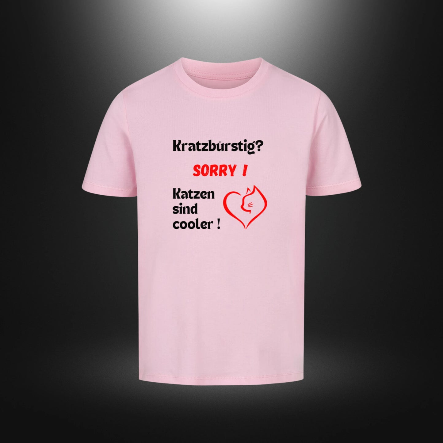 Premium Organic Shirt Kids - Kratzbürstig? SORRY ! Katzen sind cooler ! 7 - 14 Jahre