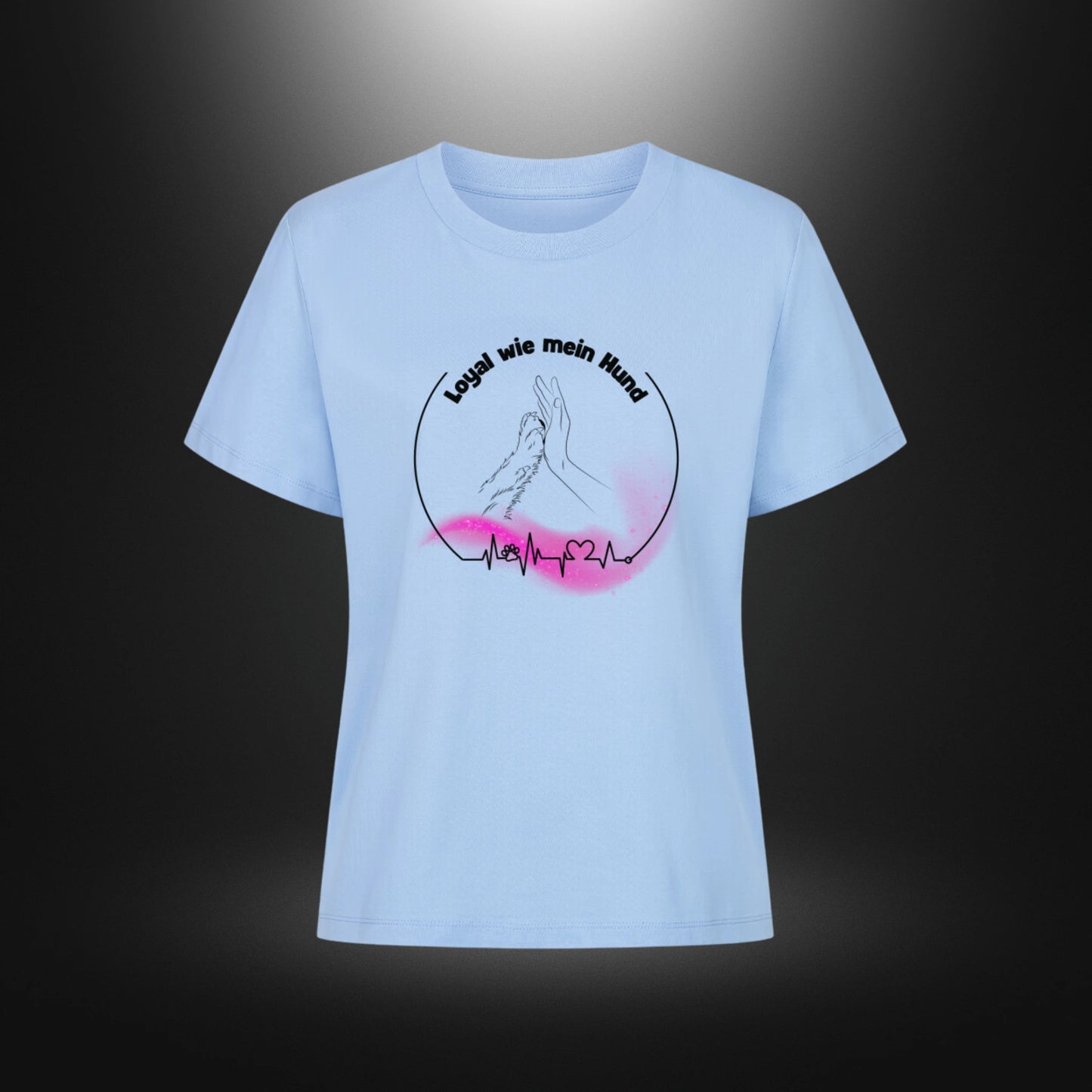 Premium Organic Shirt Women - Loyal wie mein Hund