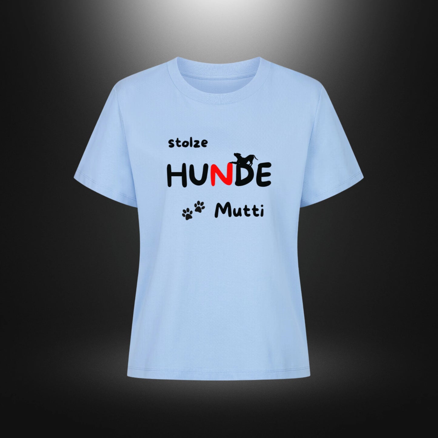 Premium Organic Shirt Women - stolze HUNDE Mutti