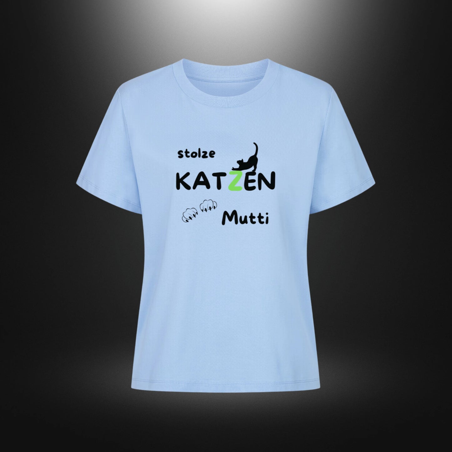 Premium Organic Shirt Women - stolze KATZEN Mutti