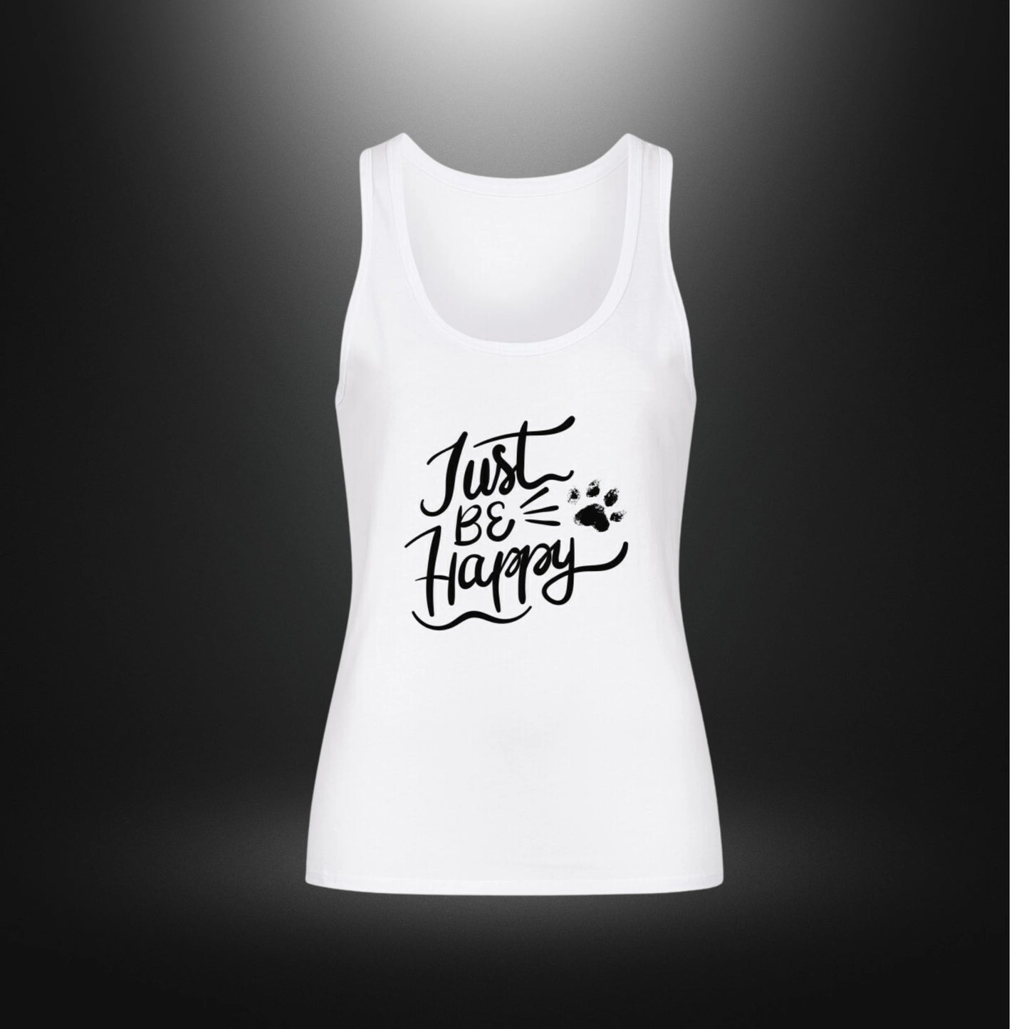 Premium Organic Tanktop Women - Just BE Happy