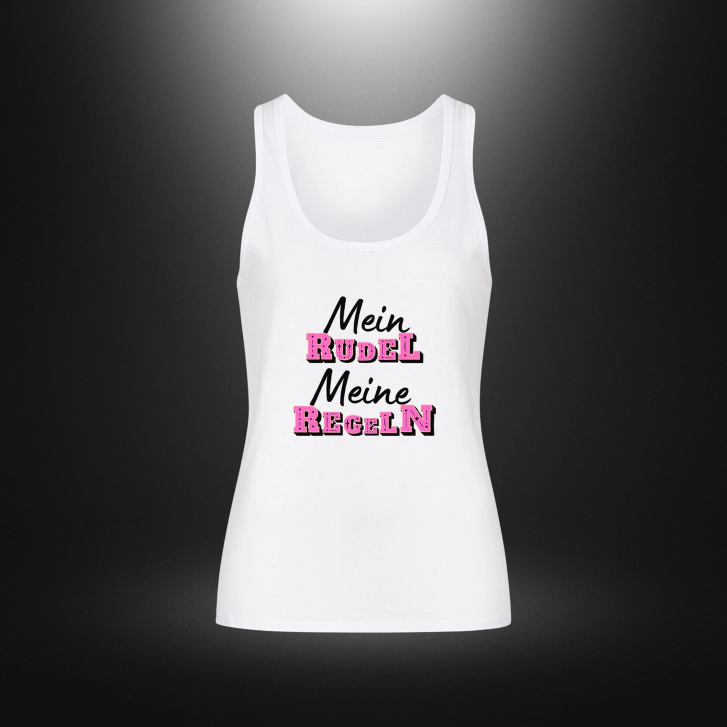 Premium Organic Tanktop Women - Mein RUDEL Meine REGELN