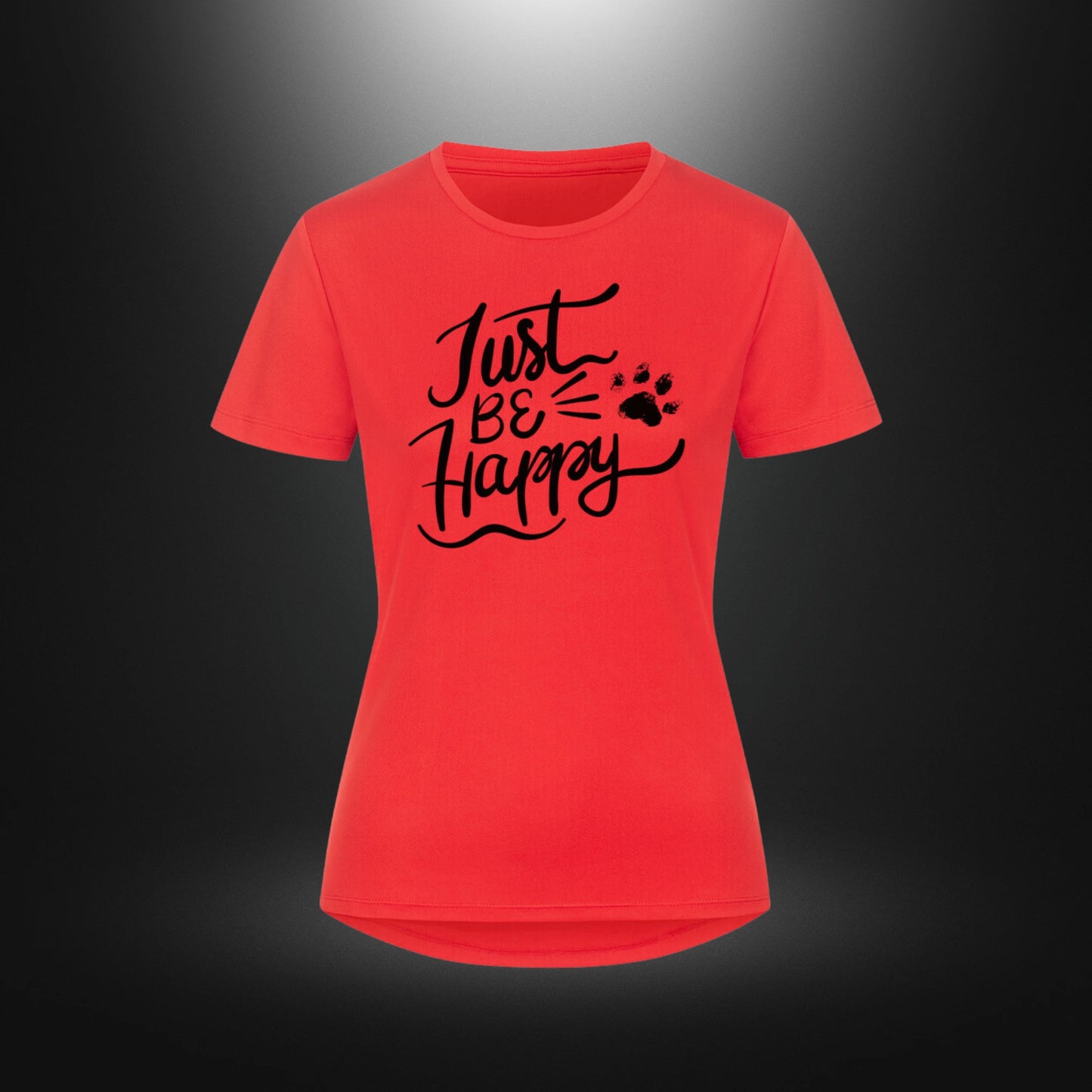 Sport T-Shirt Women - Just BE Happy