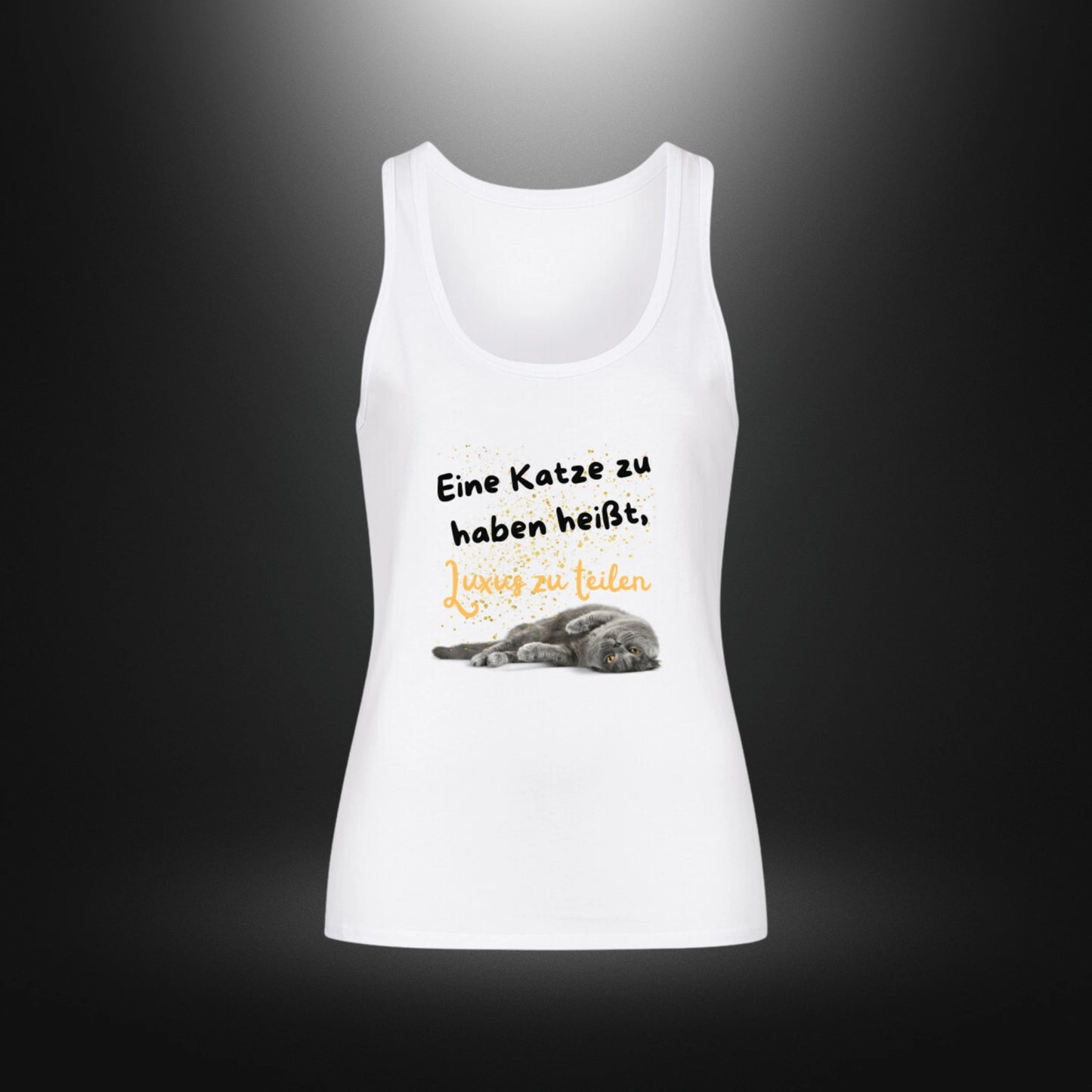 Classic Tanktop Women - Eine Katze zu haben heißt, Luxus zu teilen