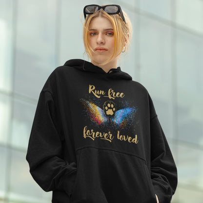VACANCY Oversized Hoodie - Run free forever loved Katze