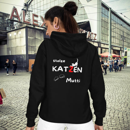 Classic Zipper Hoodie Unisex - stolze KATZEN Mutti