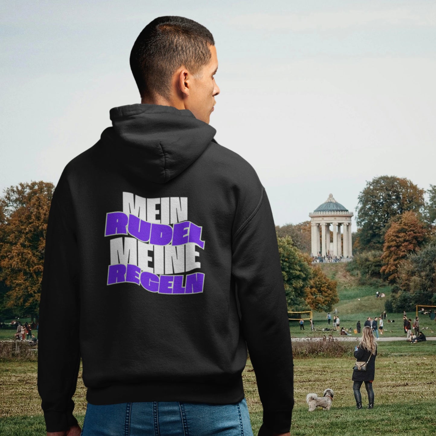 Classic Zipper Hoodie Unisex - MEIN RUDEL MEINE REGELN