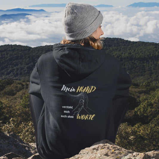 Classic Zipper Hoodie Unisex - Mein HUND versteht mich auch ohne WORTE