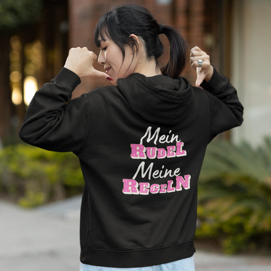 Classic Zipper Hoodie Unisex - Mein RUDEL Meine REGELN