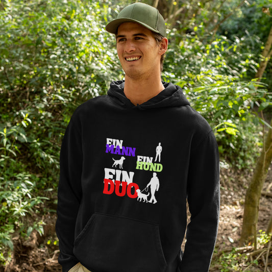 HigherBlanks Premium Hoodie - EIN MANN EIN HUND EIN DUO