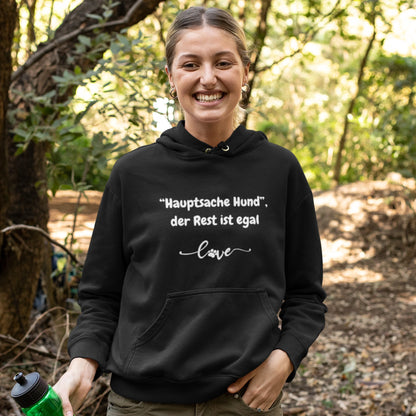 HigherBlanks Premium Hoodie - Hauptsache Hund, der Rest ist egal love