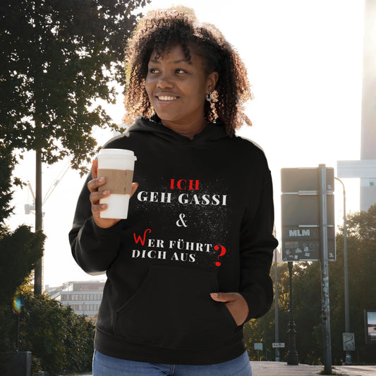 HigherBlanks Premium Hoodie - ICH GEH GASSI & WER FÜHRT DICH AUS ?