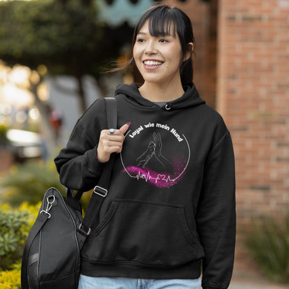 HigherBlanks Premium Hoodie - Loyal wie mein Hund