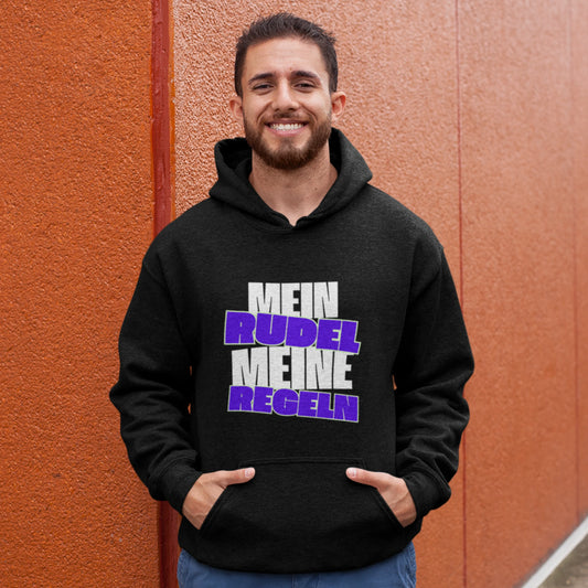 HigherBlanks Premium Hoodie - MEIN RUDEL MEINE REGELN M