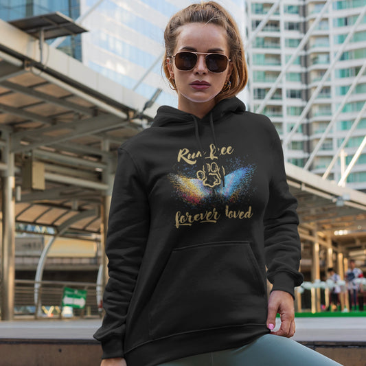 HigherBlanks Premium Hoodie - Run free forever loved Hund