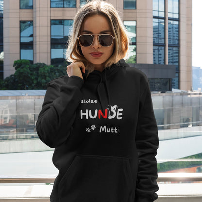 HigherBlanks Premium Hoodie - stolze HUNDE Mutti