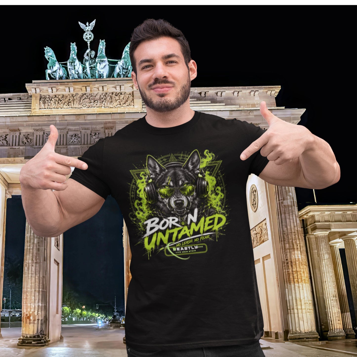 HigherBlanks Premium T-Shirt - BeastlyChic Marke DOGS UNTAMED