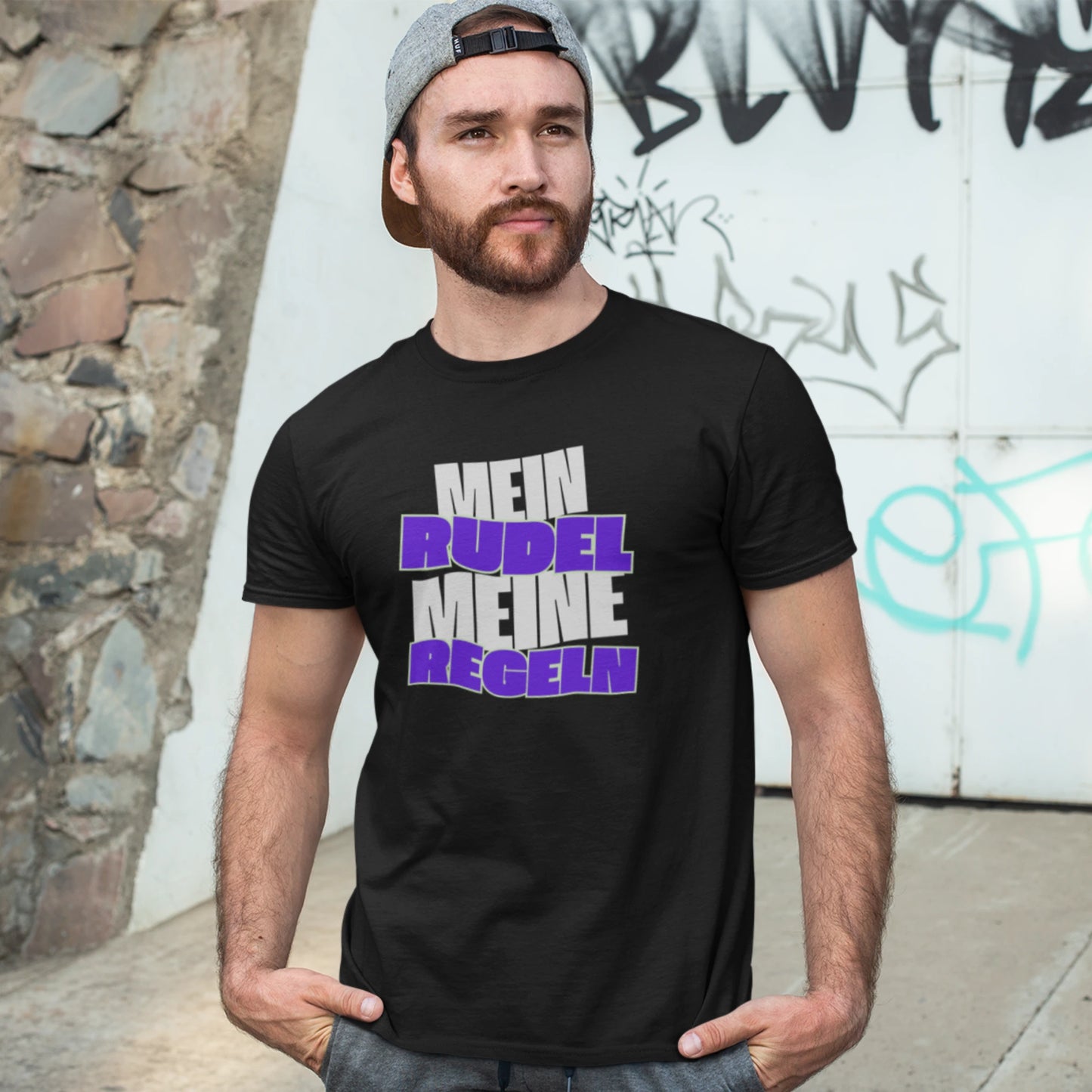 HigherBlanks Premium T-Shirt - MEIN RUDEL MEINE REGELN