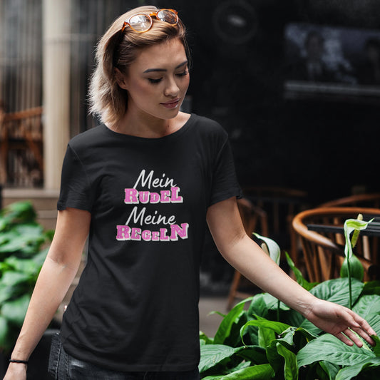 Premium Organic Shirt Women - Mein RUDEL Meine REGELN