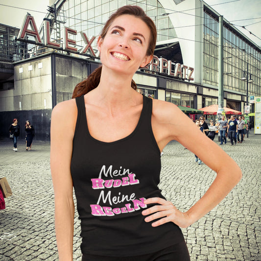Premium Organic Tanktop Women - Mein RUDEL Meine REGELN