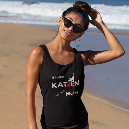 Premium Organic Tanktop Women - stolze KATZEN Mutti