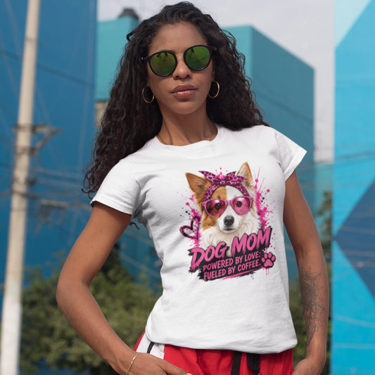 Sport T-Shirt Women - DOG MOM Border