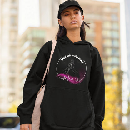 VACANCY Oversized Hoodie - Loyal wie mein Hund