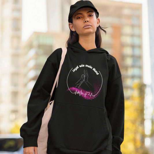 VACANCY Oversized Hoodie - Loyal wie mein Hund