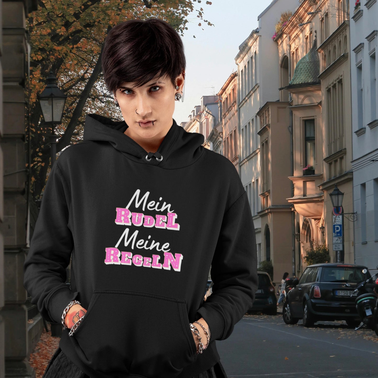 VACANCY Oversized Hoodie - Mein RUDEL Meine REGELN