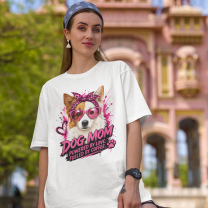 VACANCY Oversized Shirt - DOG MOM Border