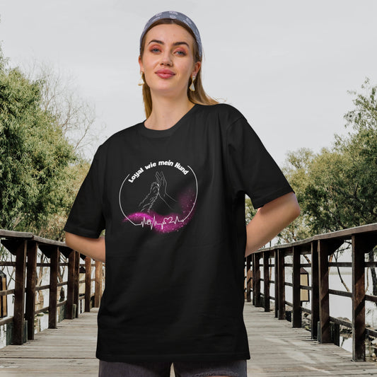 VACANCY Oversized Shirt - Loyal wie mein Hund