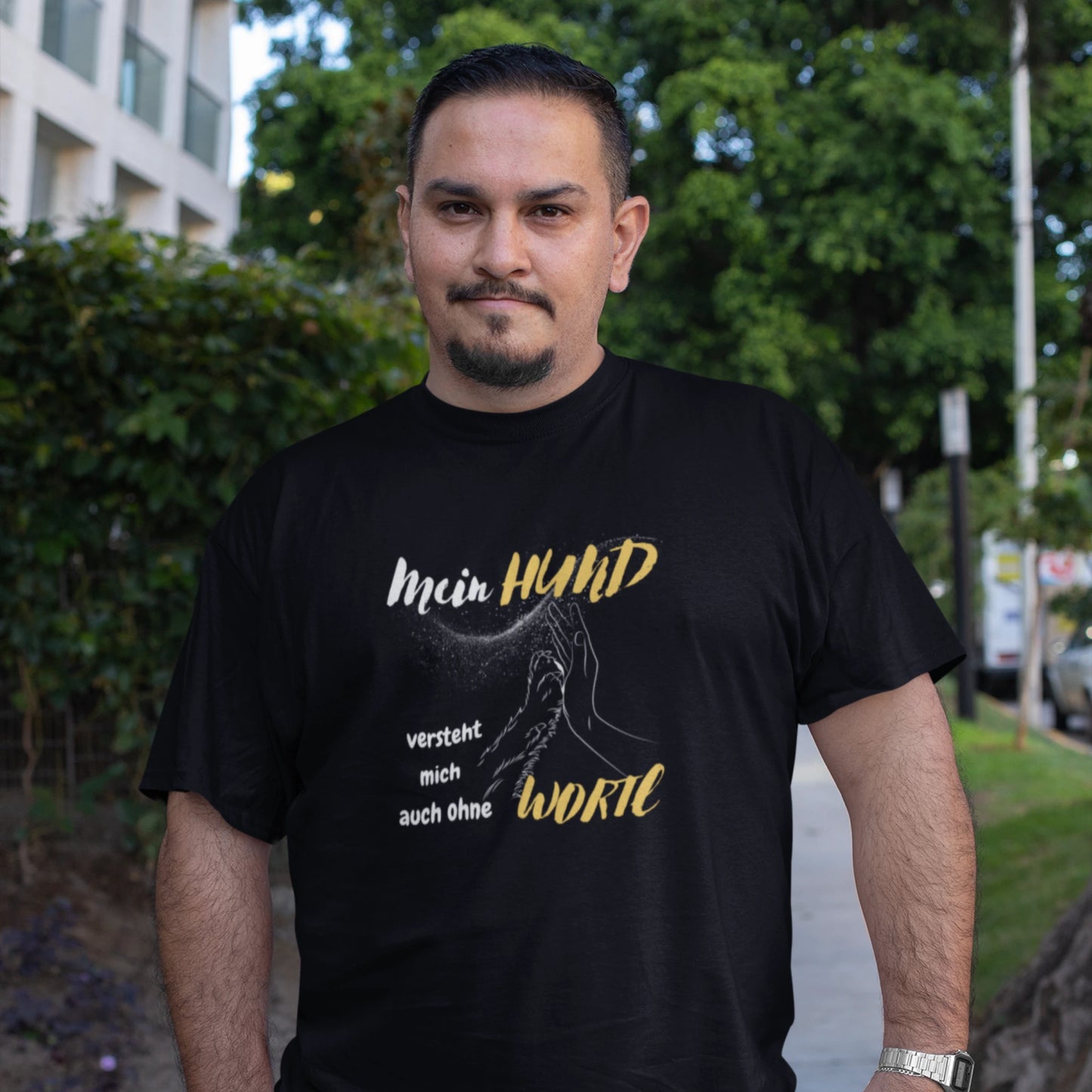 VACANCY Oversized Shirt - Mein HUND versteht mich auch ohne WORTE