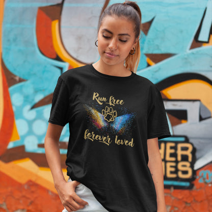 VACANCY Oversized Shirt - Run free forever loved Hund