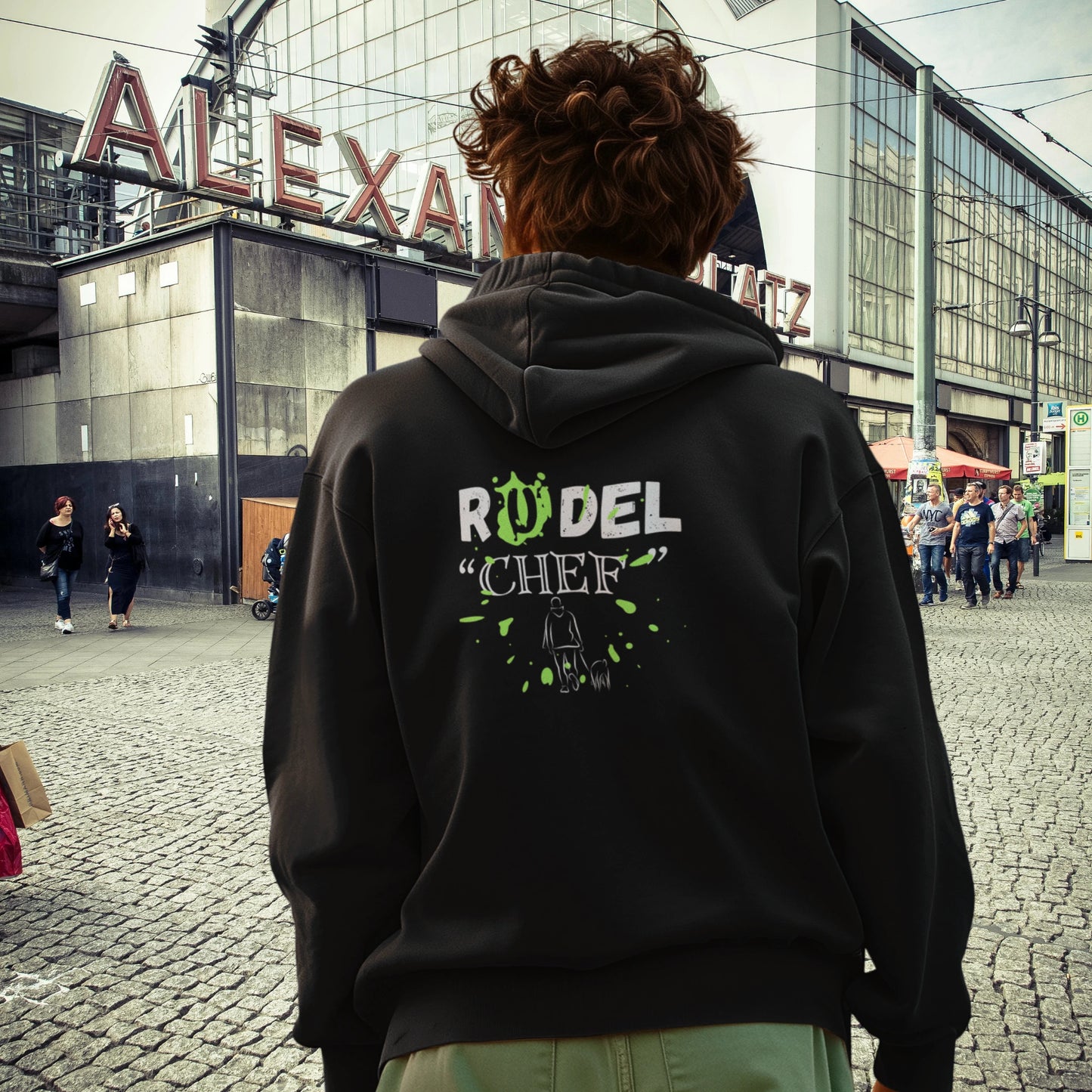 VACANCY Oversized Zipper Hoodie - RUDEL "CHEF"