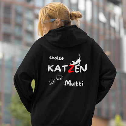 VACANCY Oversized Zipper Hoodie - stolze KATZEN Mutti