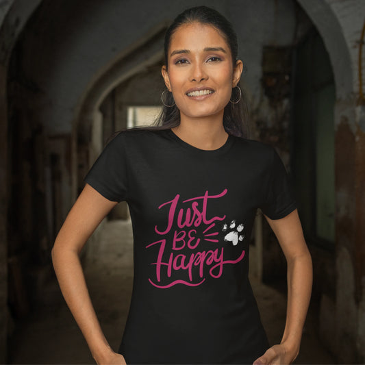 Sport T-Shirt Women - Just BE Happy