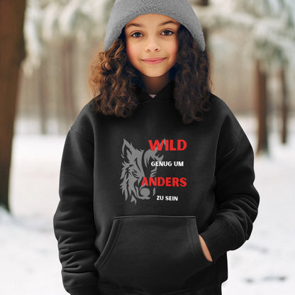 Classic Hoodie Kids - WILD GENUG UM ANDERS ZU SEIN