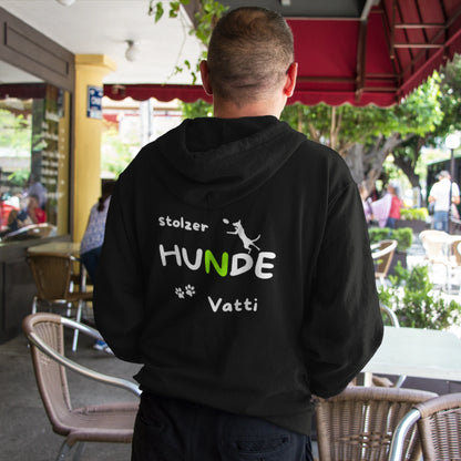 Classic Zipper Hoodie Unisex - stolzer HUNDE Vatti