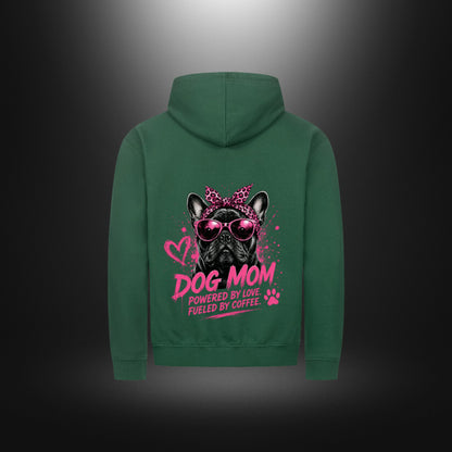 Classic Zipper Hoodie Unisex - DOG MOM Bull Dog