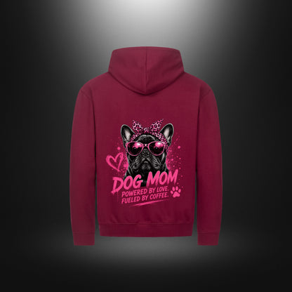 Classic Zipper Hoodie Unisex - DOG MOM Bull Dog