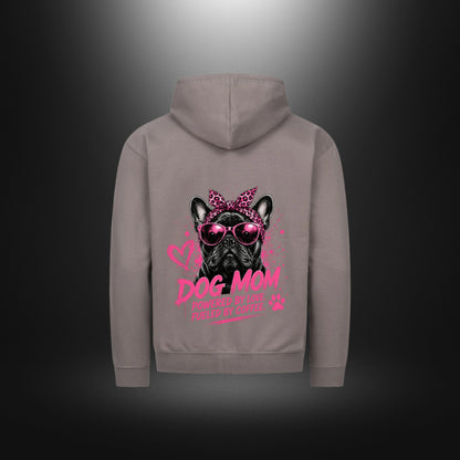Classic Zipper Hoodie Unisex - DOG MOM Bull Dog