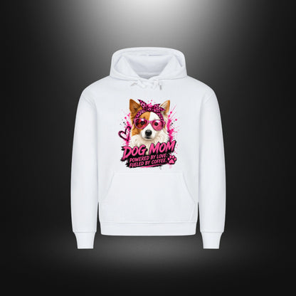 HigherBlanks Premium Hoodie - DOG MOM Border