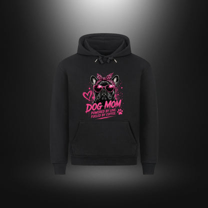 HigherBlanks Premium Hoodie - DOG MOM Bull Dog