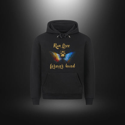 HigherBlanks Premium Hoodie - Run free forever loved Katze