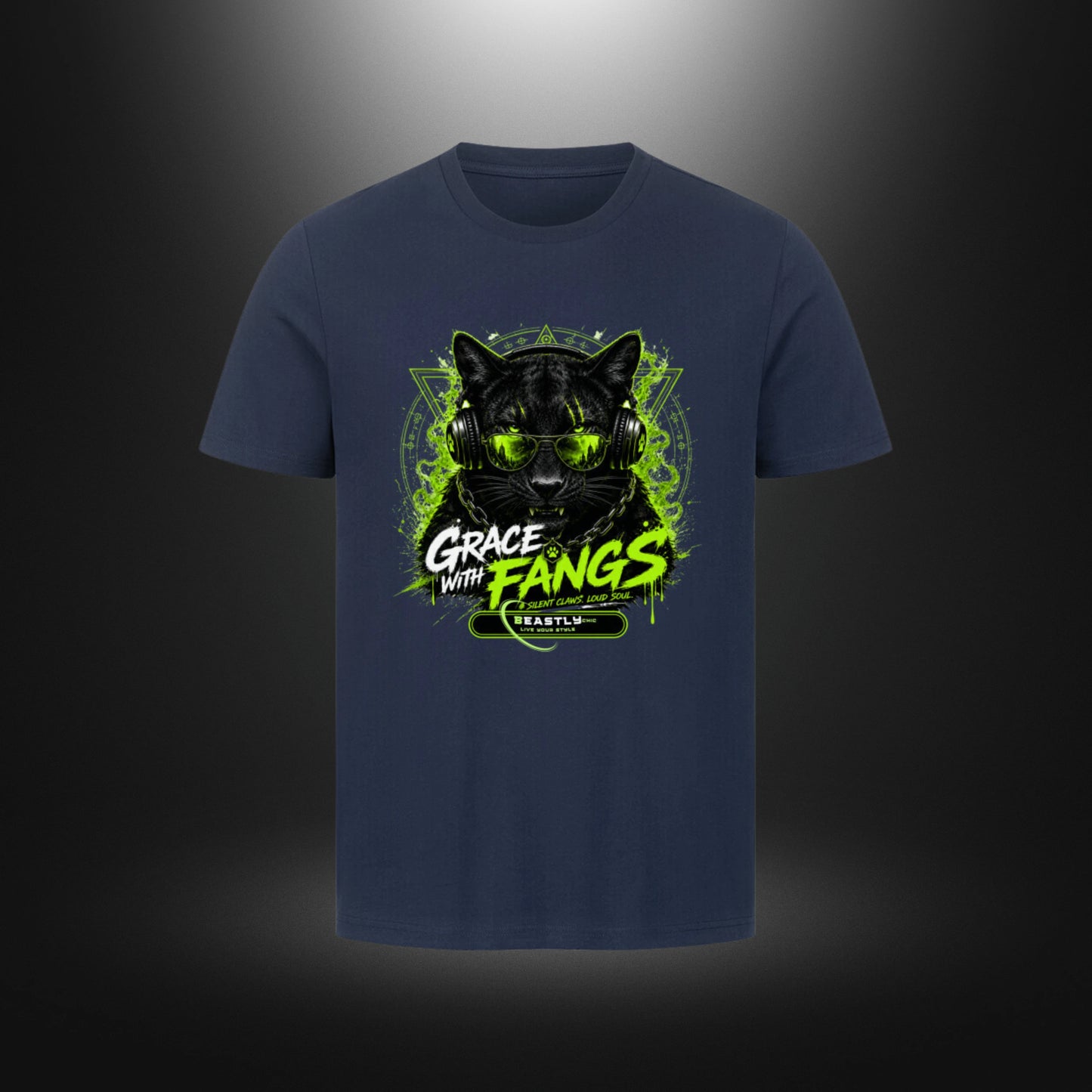 HigherBlanks Premium T-Shirt - BeastlyChic Marke CATS UNTAMED
