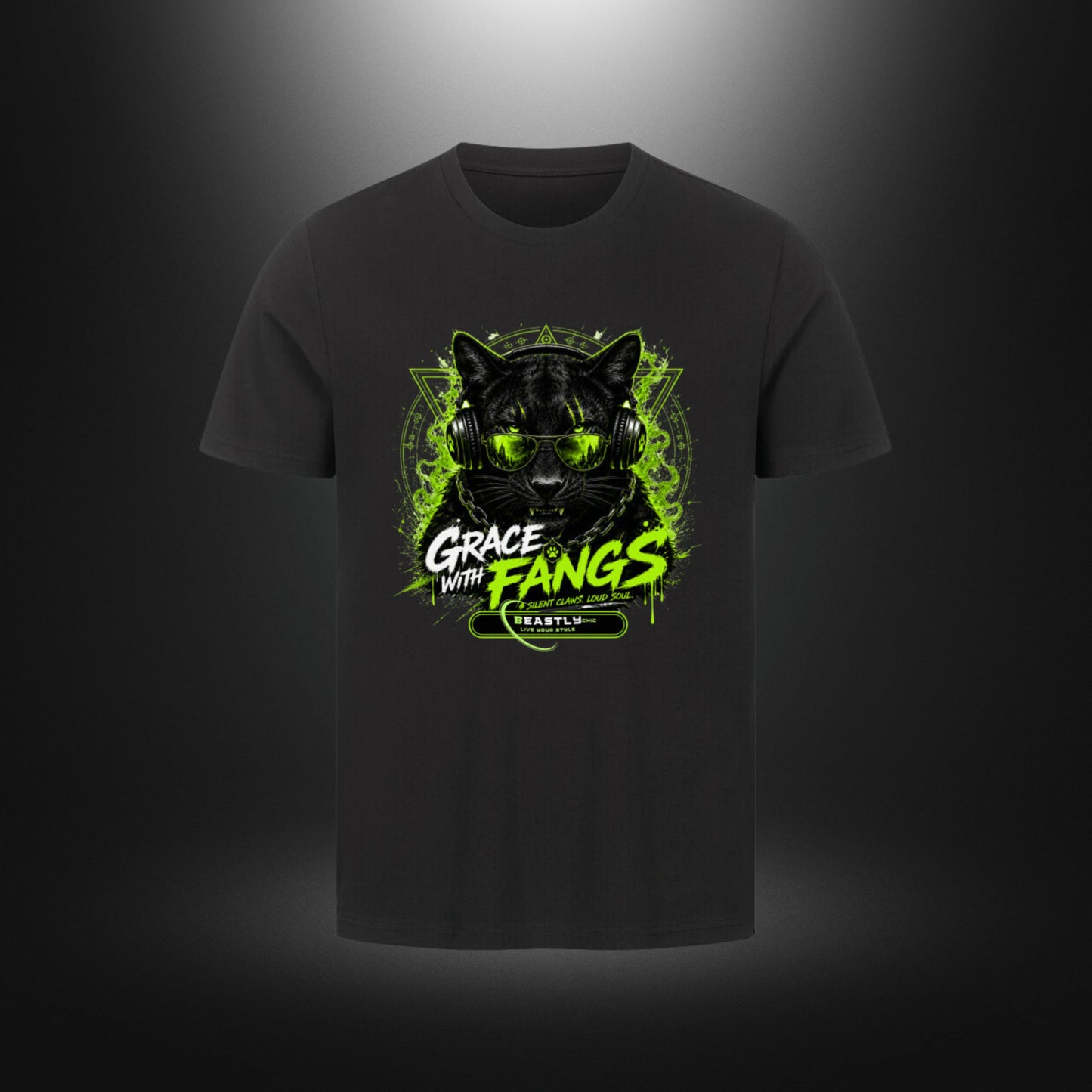 HigherBlanks Premium T-Shirt - BeastlyChic Marke CATS UNTAMED